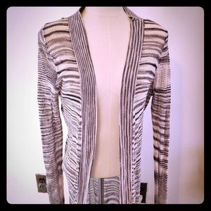 Belldini womens long sleeve cardigan crochet